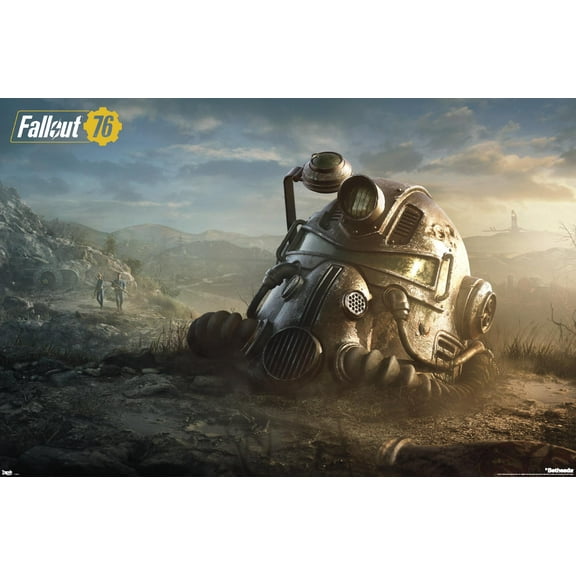 Fallout: 76 - Helmet Key Art Wall Poster, 22.375" x 34"
