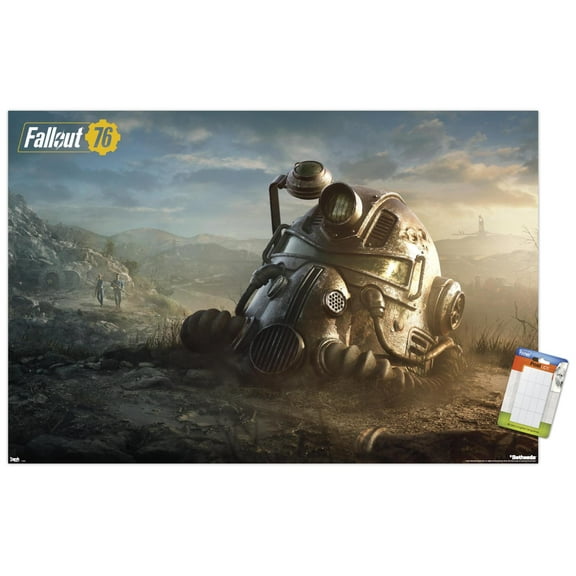 Fallout: 76 - Helmet Key Art Wall Poster, 22.375" x 34"