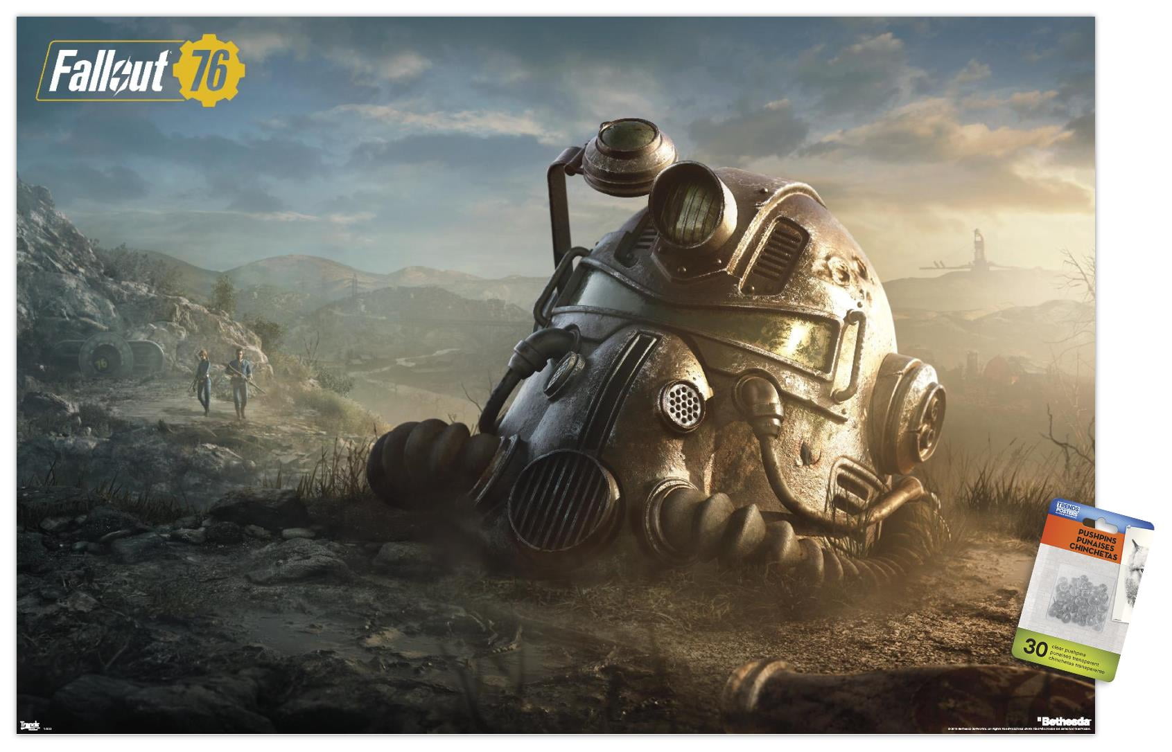 Fallout: 76 - Helmet Key Art Wall Poster, 14.725