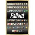 thumbnail image 1 of Fallout - Emojis Wall Poster, 22.375" x 34" Framed, 1 of 5