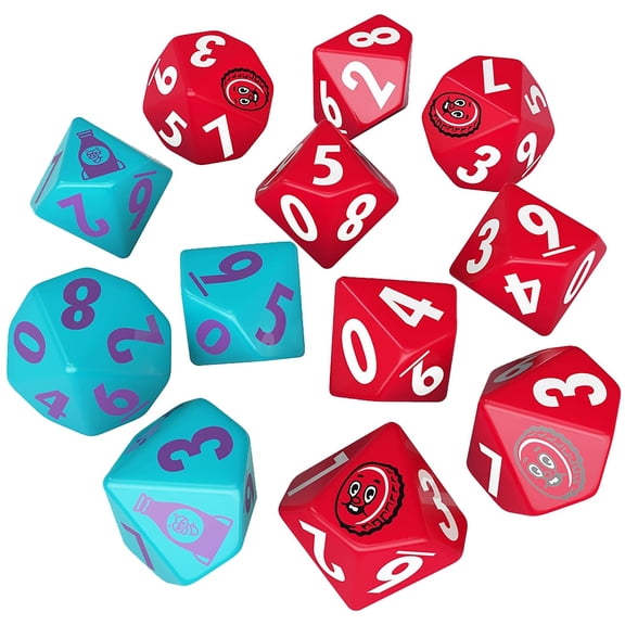 Fallout: Factions Nuka-Cola Dice Set, 12 Pieces
