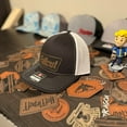 thumbnail image 1 of Fallout Logo Hat | Fallout 3 Hat | Leather Patch Hat | Leatherette | Trucker Hat, 1 of 4