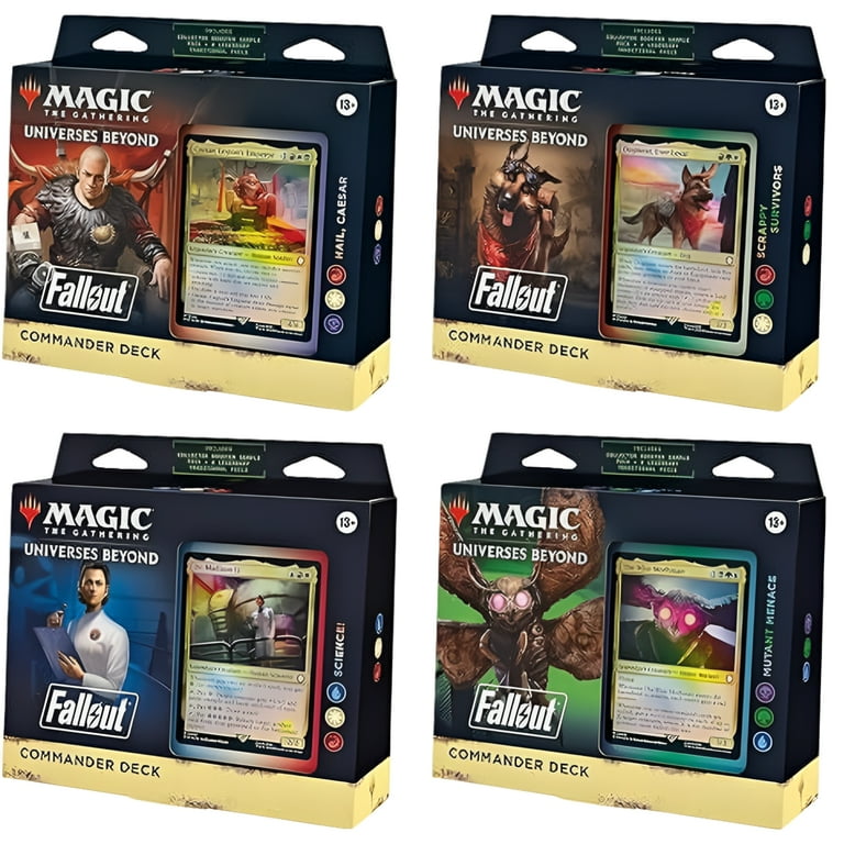 Magic: The Gathering Fallout Commander Decks, Set of 4