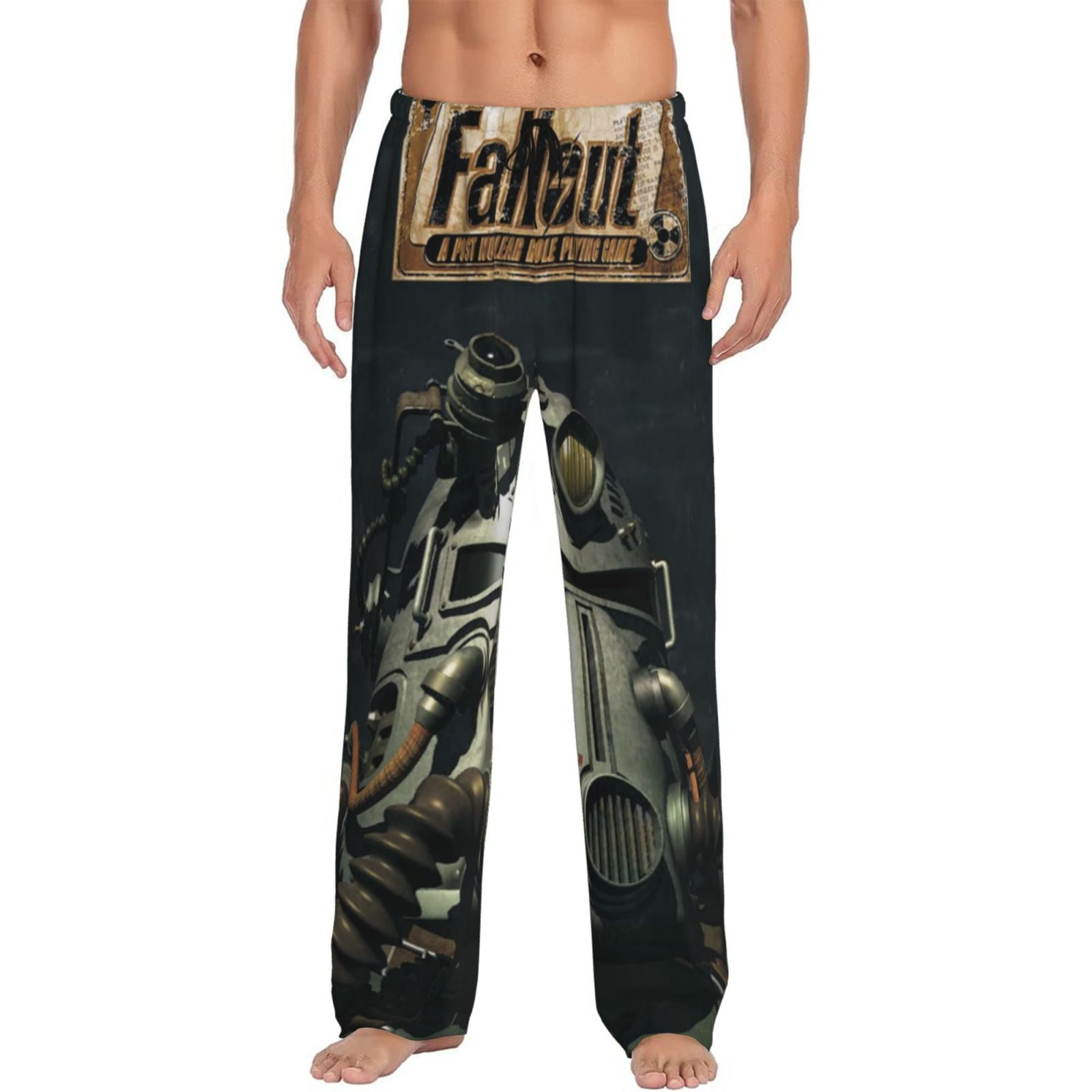 Fallout Pajama Pants Drawstring Elastic Waistband Loungewear Comfy