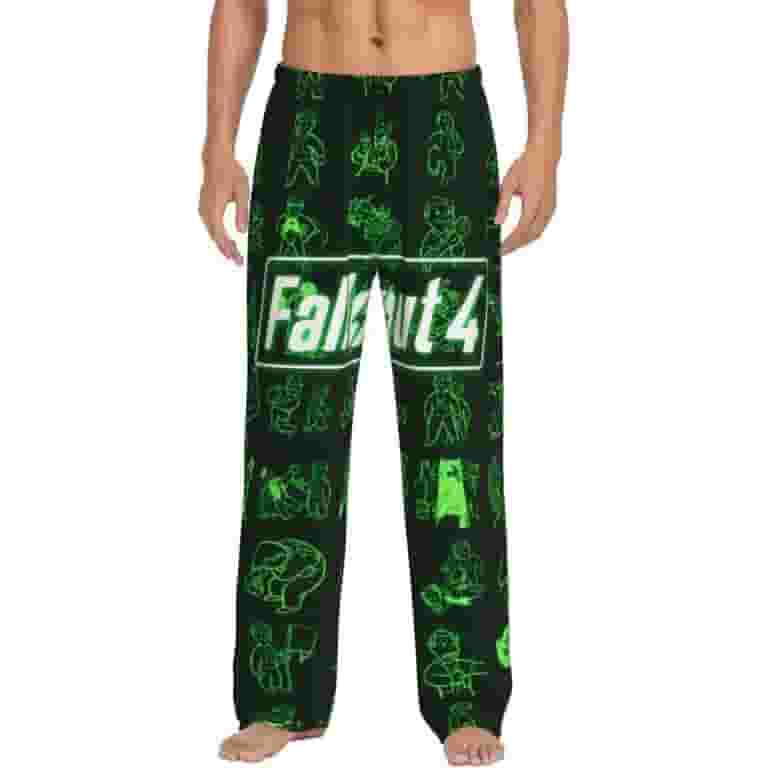 Fallout Pajama Pants Drawstring Elastic Waistband Loungewear Comfy