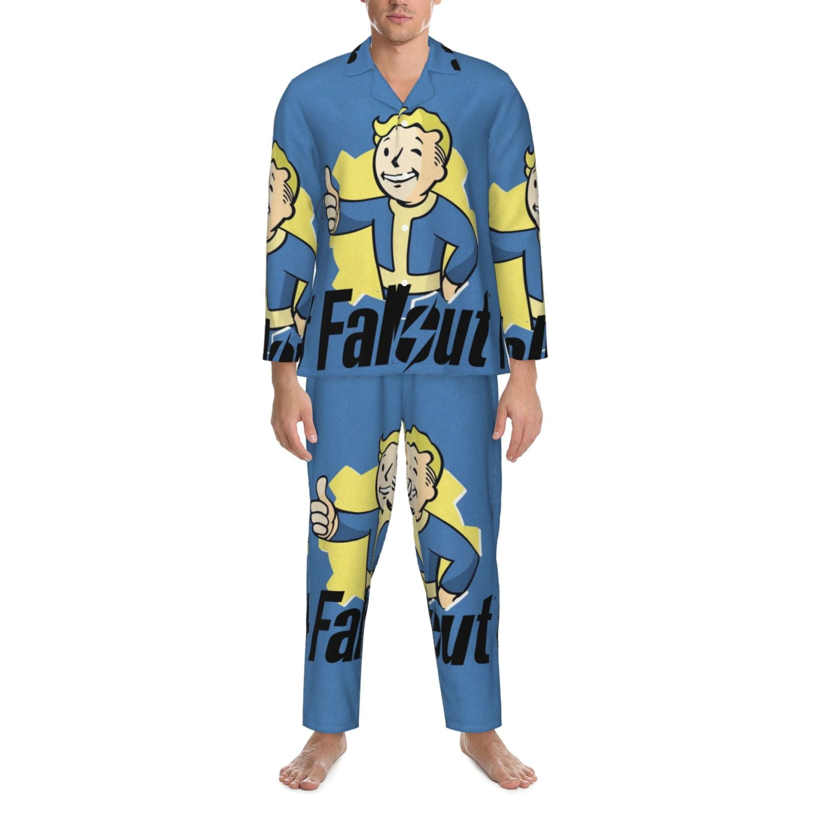 Fallout Pajama Set Women and Men's Long-Sleeved Pajama Set Soft