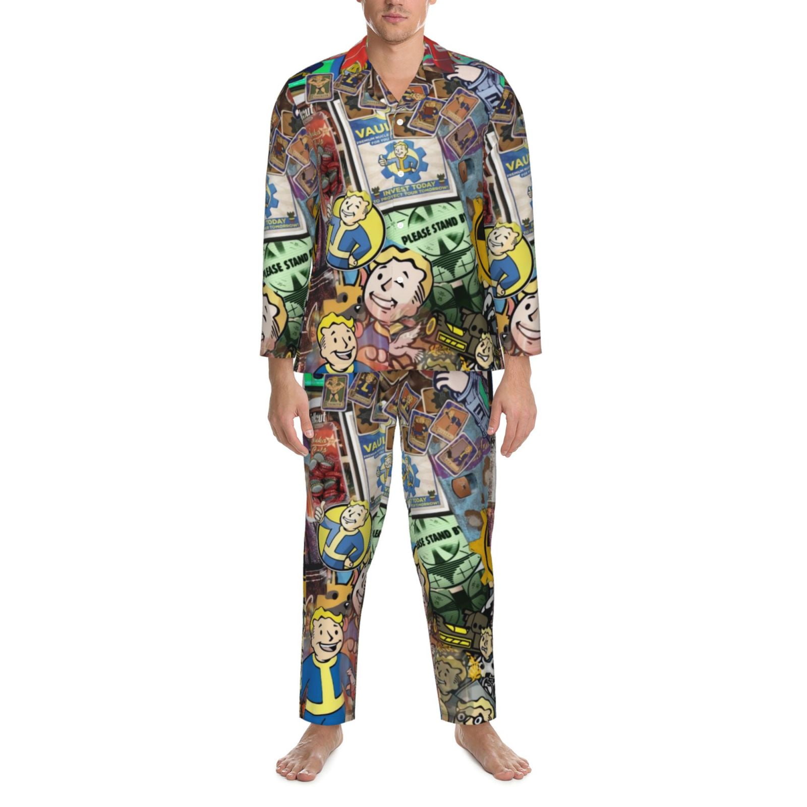 Fallout Pajama Set Women and Men's Long-Sleeved Pajama Set