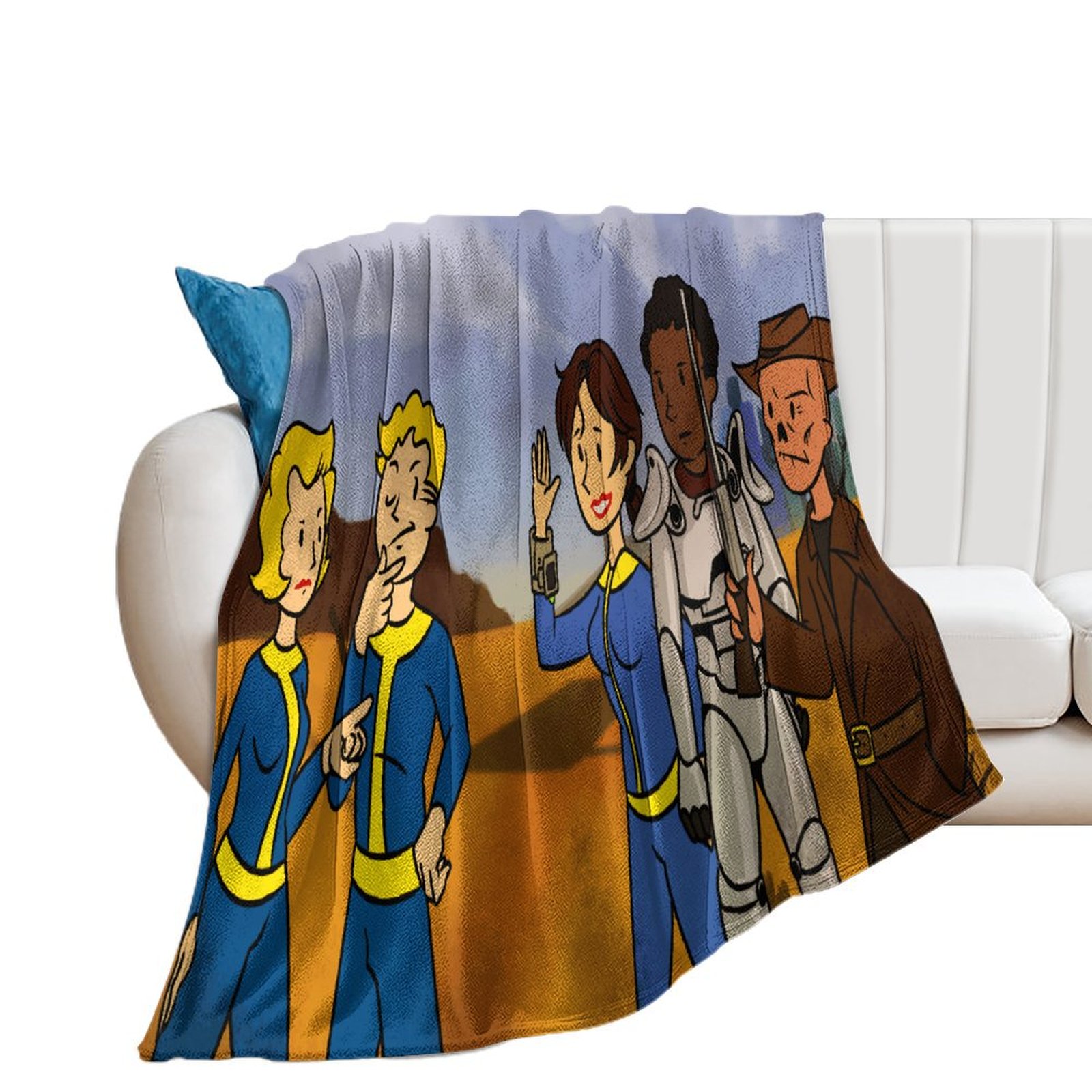 Fallout Season 1 (25) Game Room Sofa blanket Blanket Lunch break