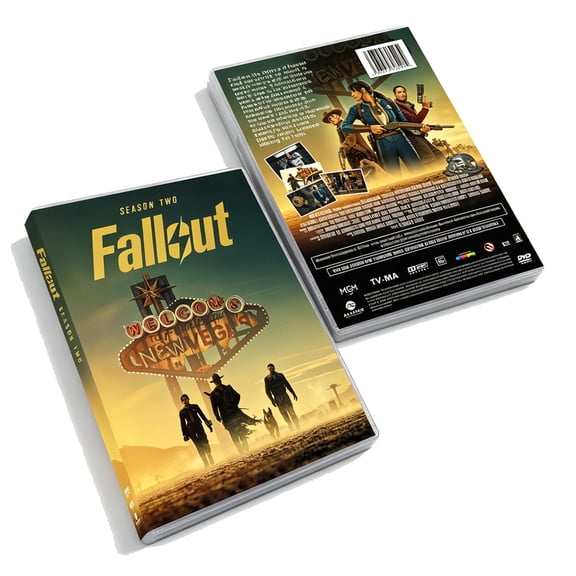 Fallout Season 2 Complete Series on DVD (2026) 3 Discs, All Episodes, Action-Packed Sci-Fi Adventure