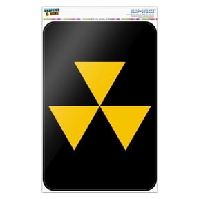 Fallout Shelter Civil Defense Symbol Radioactive Radiation Safe Zone Home Business Office Sign