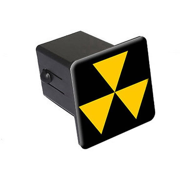 Fallout Shelter Symbol 2" Tow Trailer Hitch Cover Plug Insert