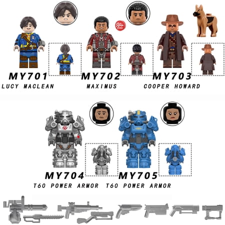 Fallout T60 Power Armor Minifigures x 5 set A
