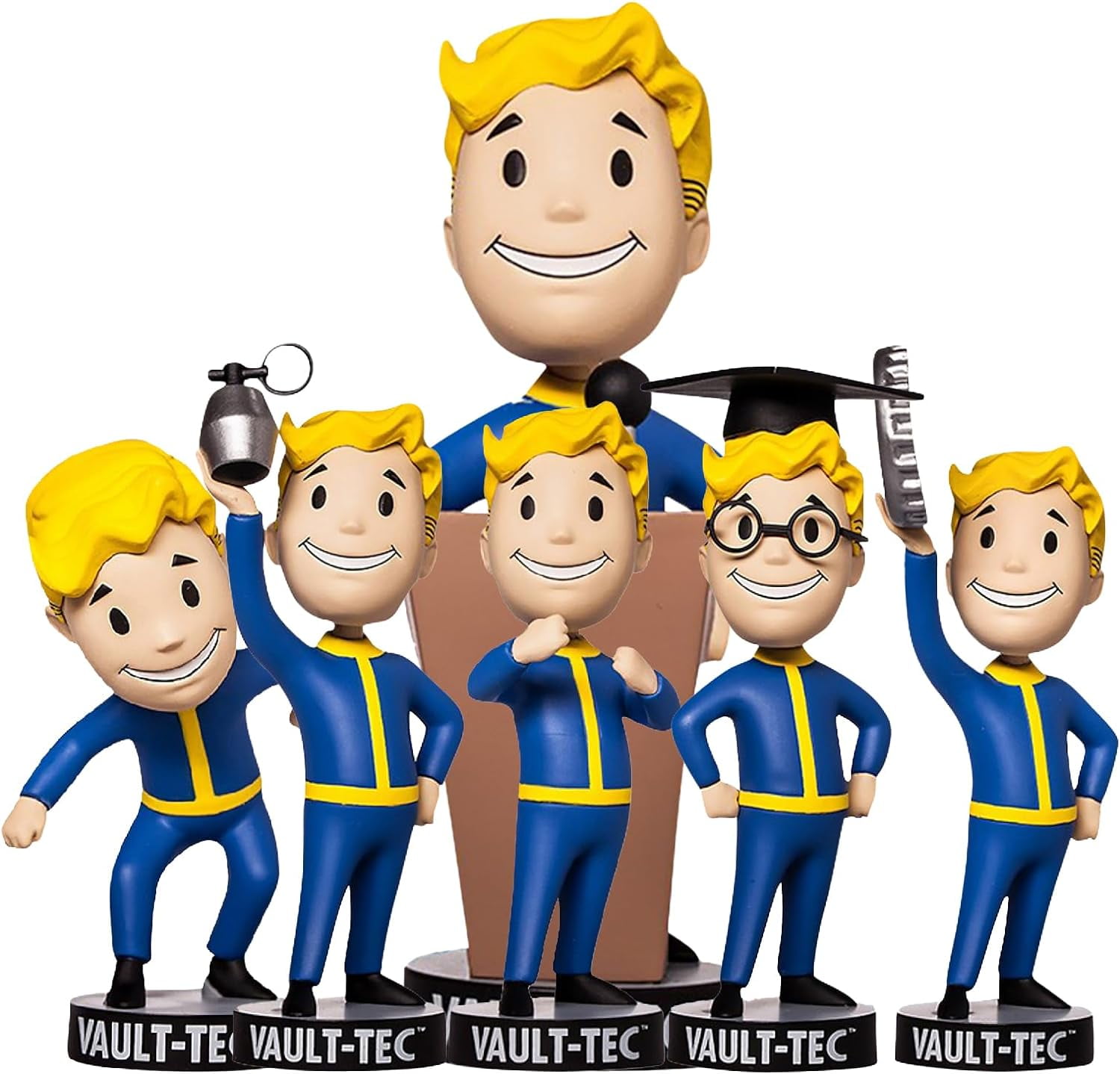 Fallout Vault Boy 76 Bobbleheads VaultTec Complete Series 1