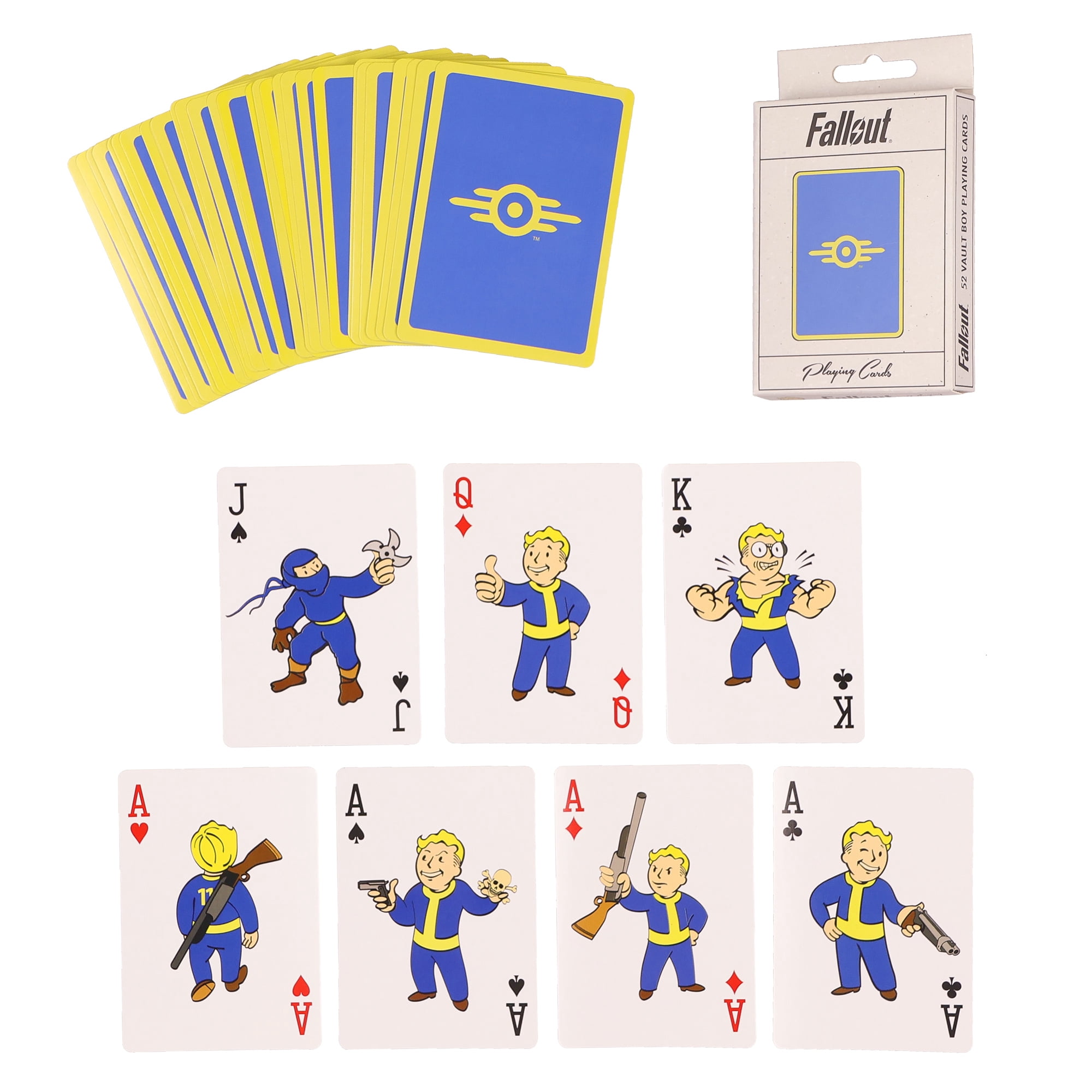 Vault Count Fallout Vault Boy Playing Cards Vault-Tec Corporation Design 52 Count ...