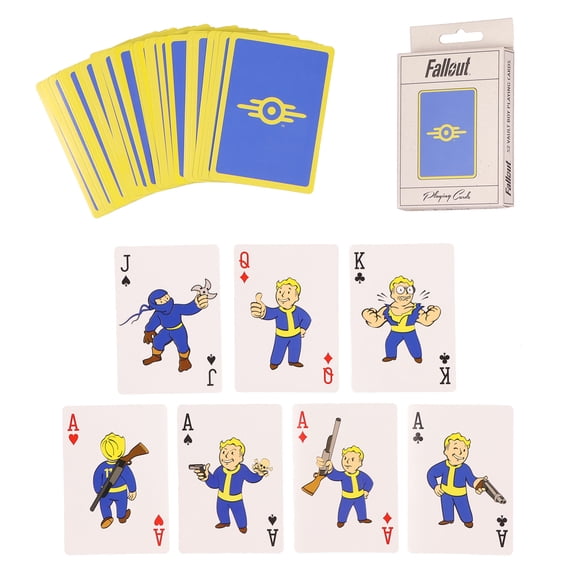 Fallout Vault Boy Playing Cards Vault-Tec Corporation Design 52 Count Deck