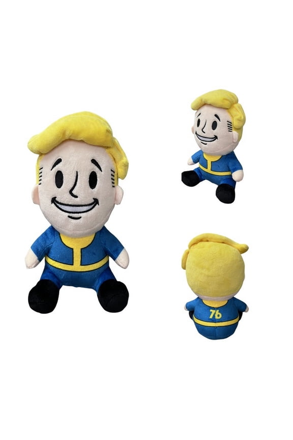 Fallout Vault Boy Plush 7.08", Vault Boy Plush Plushie, Collectible Vault Boy Plush from Fallout Fallout Plush Collection