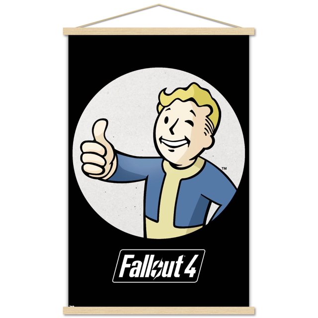 Fallout - Vault Boy - Thumbs Up Wall Poster with Magnetic Frame, 22.375 ...