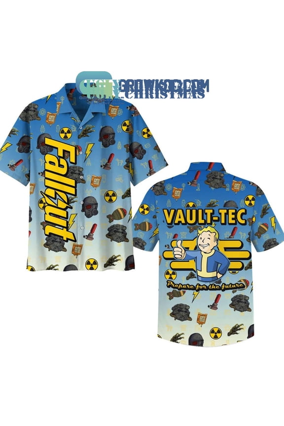 Fallout Vault Tec Prepare For The Future Hawaiian Shirts