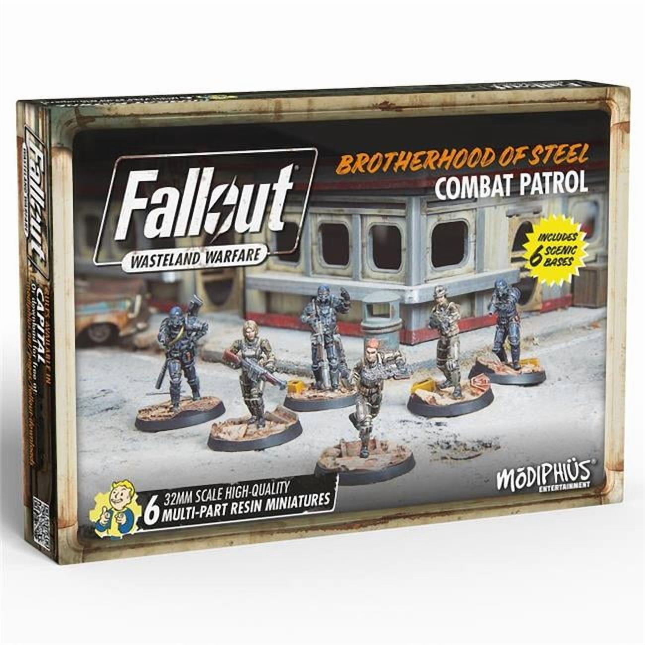 Fallout Wasteland Warfare Brotherhood of Steel Combat Patrol Action Figures