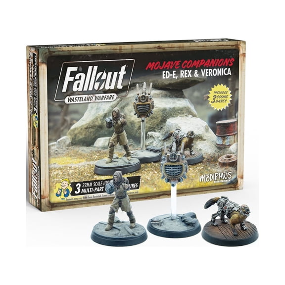 Fallout  Wasteland Warfare - Ed-E, Rex and Veronica