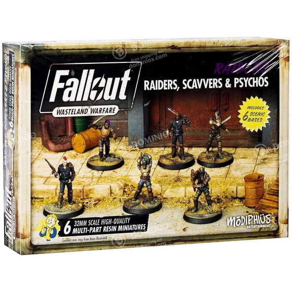 Fallout Wasteland Warfare Raiders, Scavvers & Psychos Fallout Minis (Other)