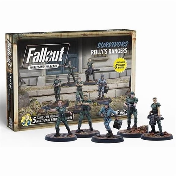 Fallout Wasteland Warfare Survivors Reillys Rangers Miniatures