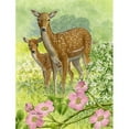 thumbnail image 1 of Fallow Deer & Calf Flag Garden Size, 1 of 1