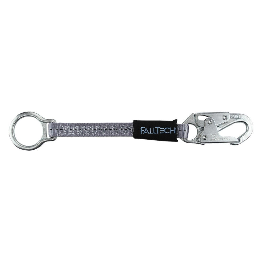 Falltech 16In Dorsal D Ring Extender With Steel Snap Hook