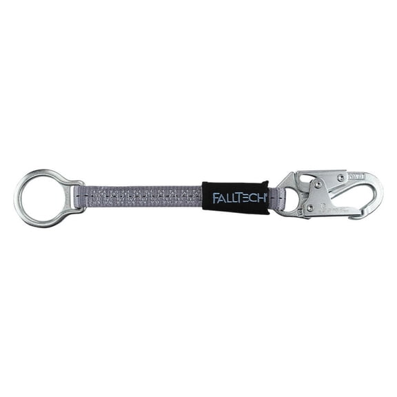 Falltech 16In Dorsal D Ring Extender With Steel Snap Hook