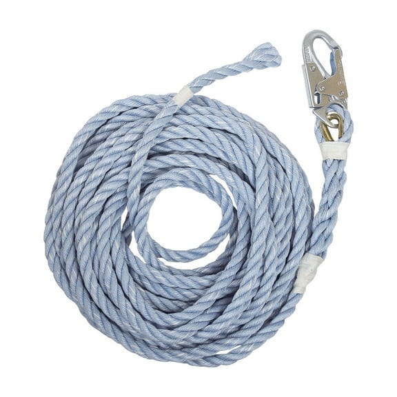 Falltech Vertical Lifeline,Blue,Steel Hardware 8149