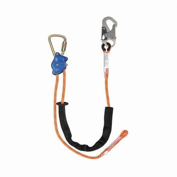 Falltech Adjustable Positioning Lanyard,Snap Hook 8165B10