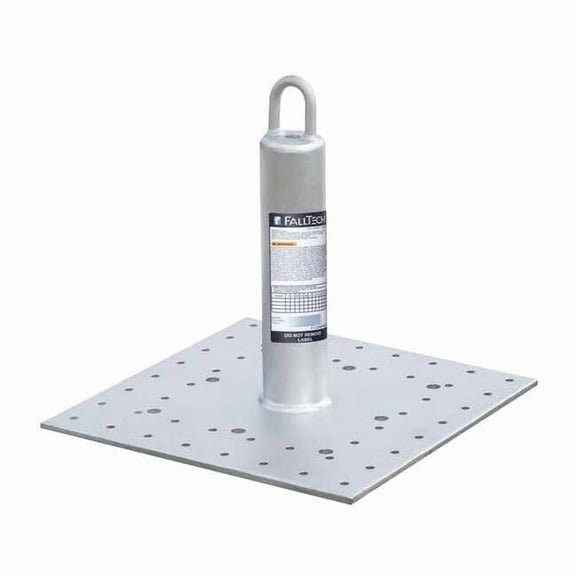 CB Anchor, 310 lb Weigth Capacity, Steel Anchor, Fixed D-Ring, 1 Workers per System