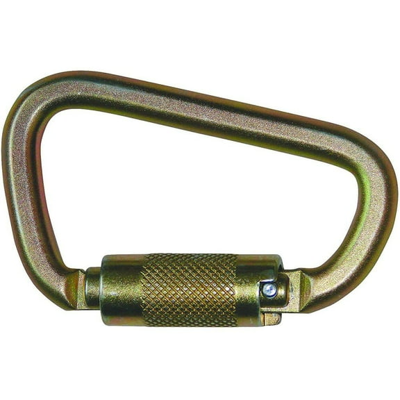 Falltech Carabiner,Steel,7/8 in Gate Opening 8445