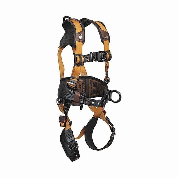 Falltech Full Body Harness,Vest Style,With Belt G7081BFDXL