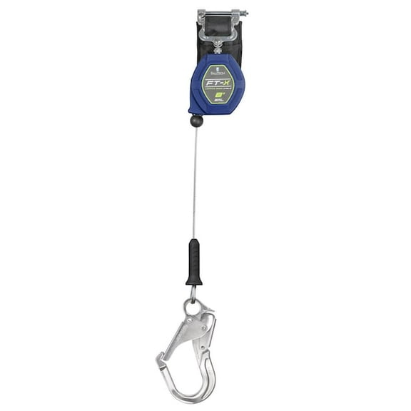 Falltech Self Retracting Lifeline,420 lb,8 ft L 82808SP5