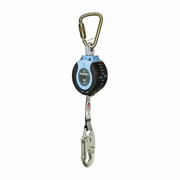 Titan(TM) Self-Retracting Lifeline, 6 ft. Length, Carabiner, Steel, 1 Leg(s)