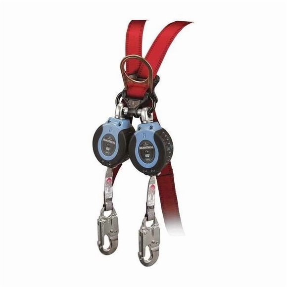 Titan(TM) Self-Retracting Lifeline, 6 ft. Length, Carabiner, Steel, 2 Leg(s) 82706TB4