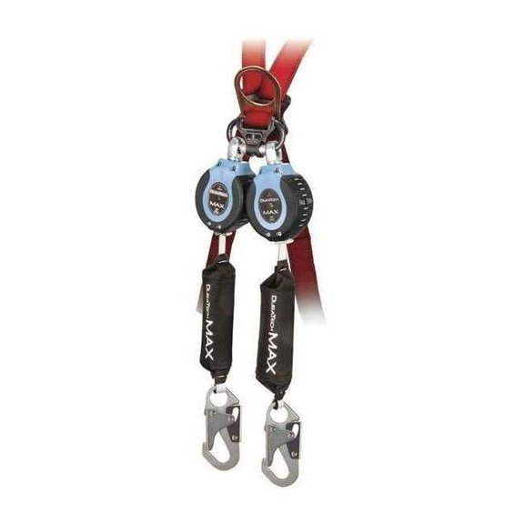 Falltech Self-Retracting Lifeline,9 ft L,2Legs 82709TB1