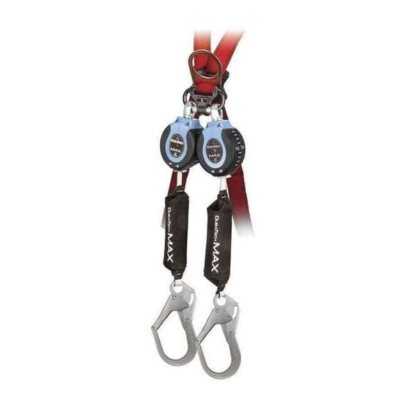 Falltech Self-Retracting Lifeline,9 ft L,2Legs 82709TB3