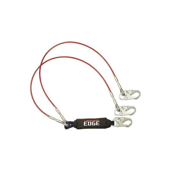 Falltech Shock-Absorbing Lanyard,Fixed Length