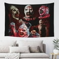 thumbnail image 1 of Falqeud Terrifier 2 Tapestry Wall Hanging Home Decoration Wall Blanket Dormitory Living Room Bedroom Backdrop Poster, 1 of 6