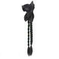 thumbnail image 1 of False Braids Women's Bow Claw Clip Ponytail Hand-Woven Long Braid, 1 of 5