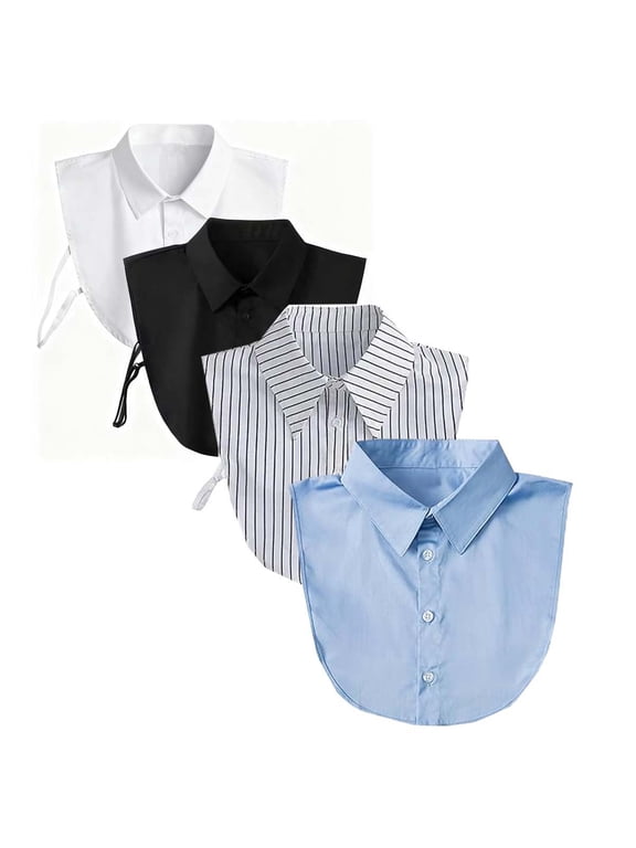 False Collar Shirt Collar Versatile Business Professional Formal Wear Detachable Collars Blouse