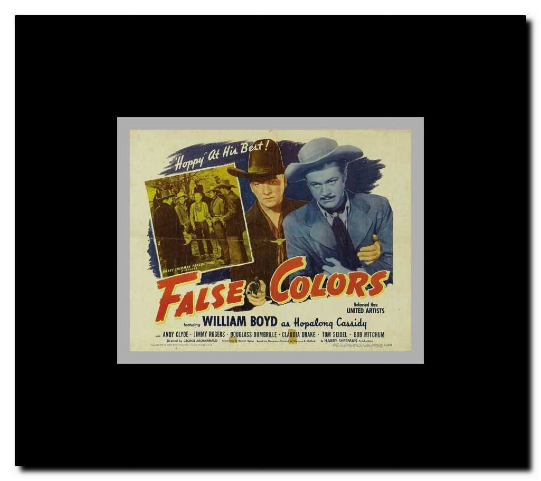 False Colors Framed Movie Poster