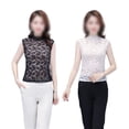 thumbnail image 1 of False Crop, Ladies Lace False Collar Half Blouse Elegant Collar Sleeveless Pullover Underwear Fake Collar, 1 of 5