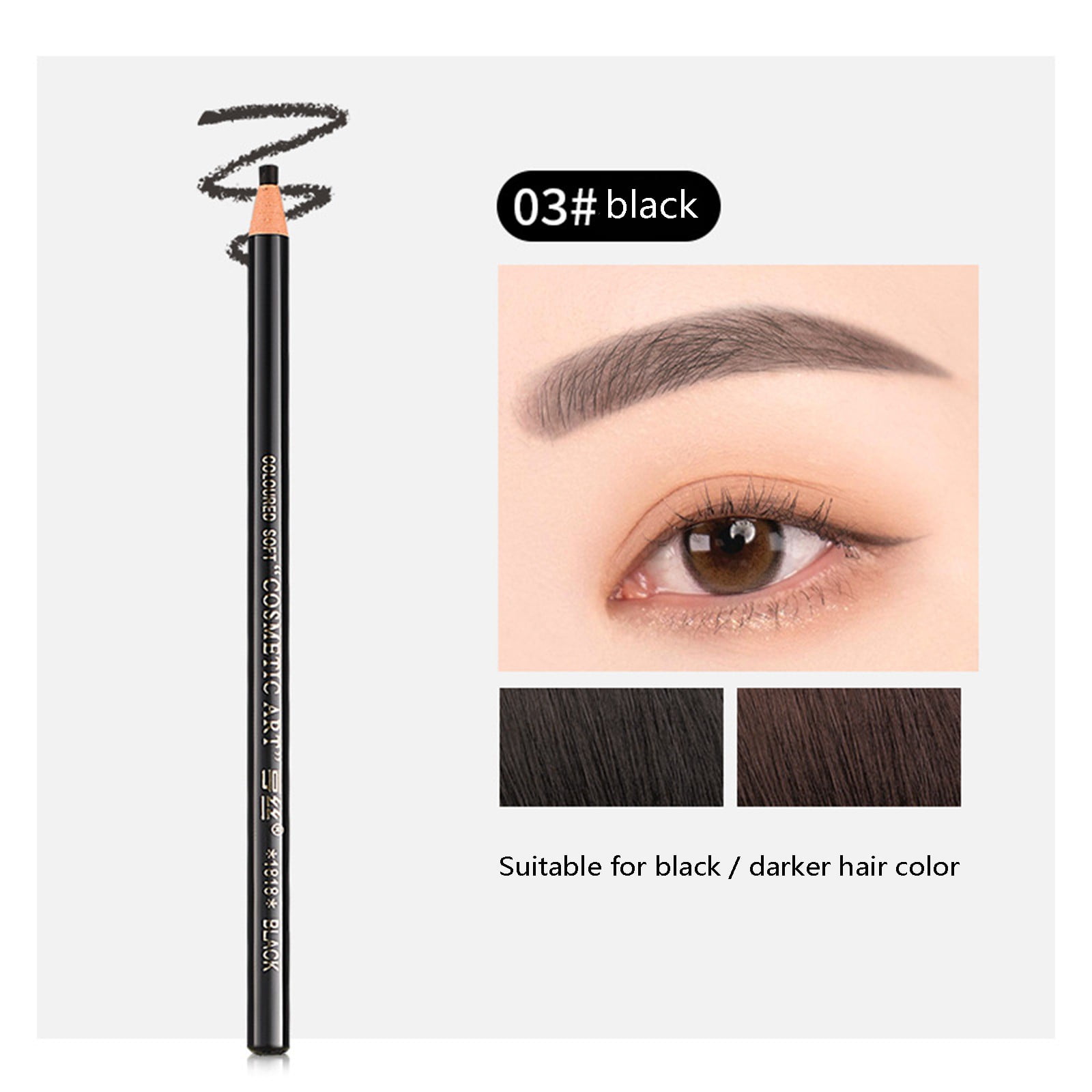 False Eyebrows Nose And Scar Wax for Skin Pull Line Eyebrow Pencil