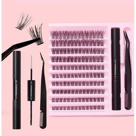 False Eyelash Extension Set DIY Single Cluster 8-16mm Graft Curling Wispy Lash Extensions