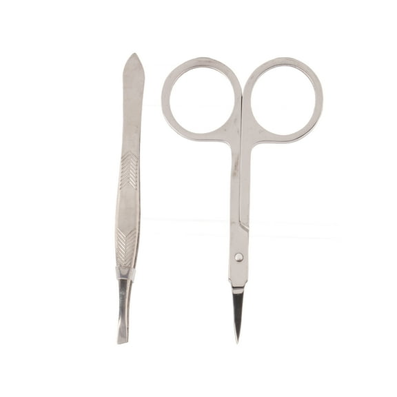 False Eyelash Scissor, Stainless Steel Eyebrow Trimmer with Precision Blades, Curved Tip for Safe and Precise Grooming, Cuticle Cutter and Nail Art Clipper for Your Personal Care
