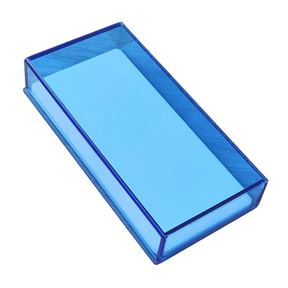 False Eyelash Storage Box, Acrylic Organizer Empty Lashes Container, Grafting Case, Large Capacity Durable Travel Lash Holder Display Box Blue