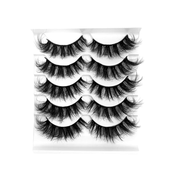 False Eyelashes - 10 Pairs, 8D Dramatic, Wispy, Reusable, for Party/Wedding/Selfie